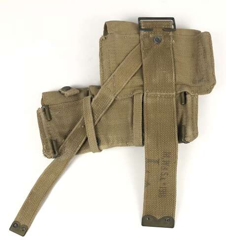 WW1 1915 & 1916 Matching Pair 1908 Ammunition Pouches.