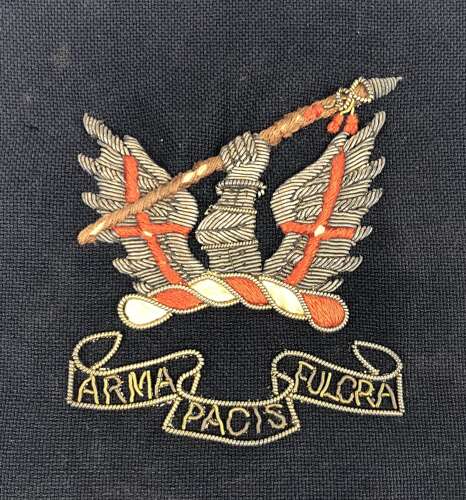 Honourable Artillery Company HAC Bullion Blazer Badge.