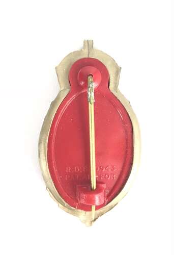 WW2 Home Front King’s Commendation for Brave Conduct plastic economy badge