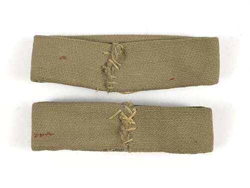 WW2 Indian Artillery Brass KD Slip on Titles.