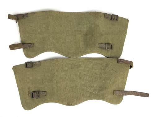 WW2 1940 Battle of France Period British Army 1937 Pattern Web Gaiters