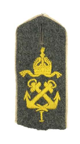 WW1 Imperial German Naval Battalion Shoulder Strap 