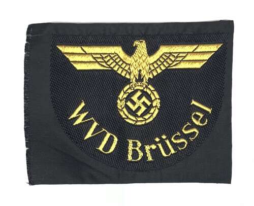 WW2 German Railways Armed Forces Brussels Badge. (WVD)