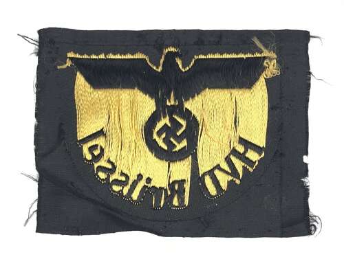 WW2 German Railways Armed Forces Brussels Badge. (HVD)