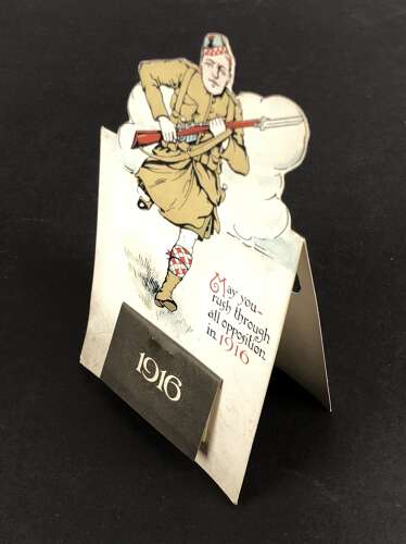 WW1 1916 Highland Soldier Calendar.