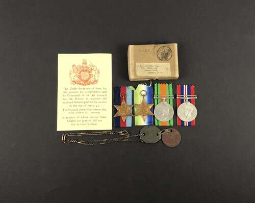 WW2 RAF Coastal Command 524 Squadron Casualty Medals **