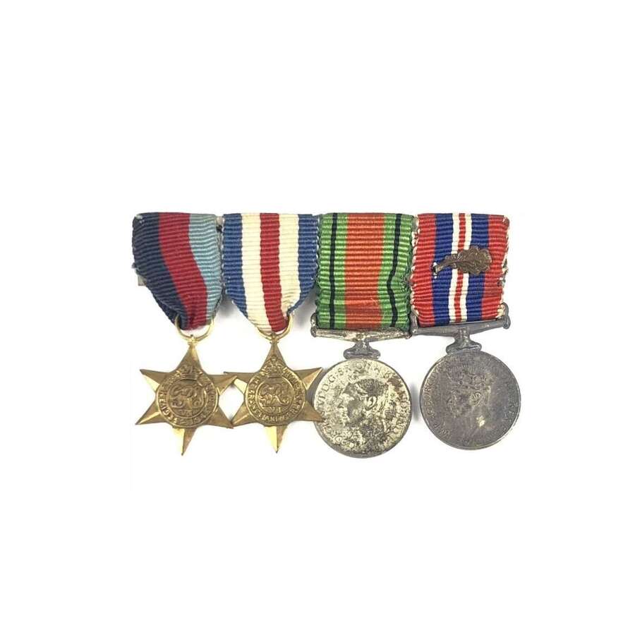 WW2 Royal Navy Army & RAF&nbsp; Mention in Despatches Miniature Medal Group.