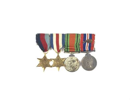 WW2 Royal Navy Army & RAF  Mention in Despatches Miniature Medal Group.