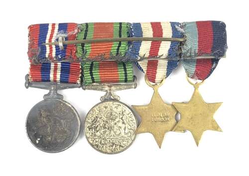 WW2 Royal Navy Army & RAF  Mention in Despatches Miniature Medal Group.
