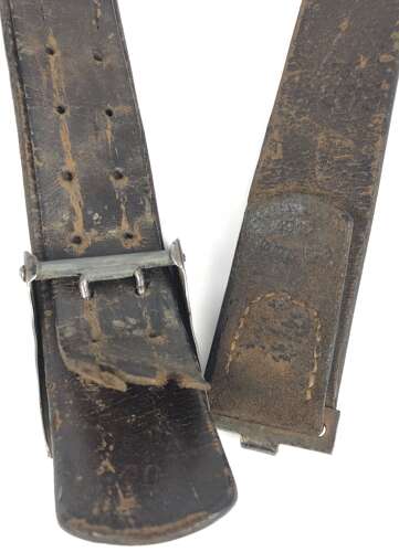 WW1 Imperial Prussian Infantry Belt Buckle & Belt 1917/18.