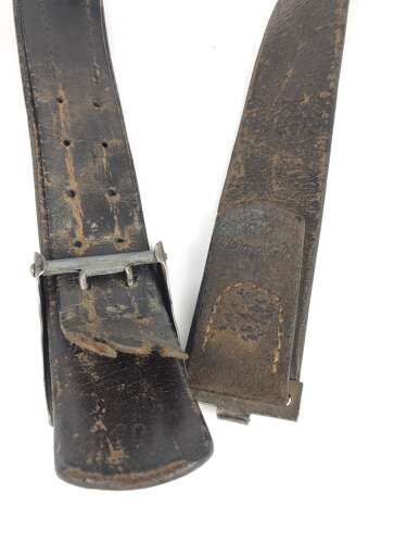 WW1 Imperial Prussian Infantry Belt Buckle & Belt 1917/18.