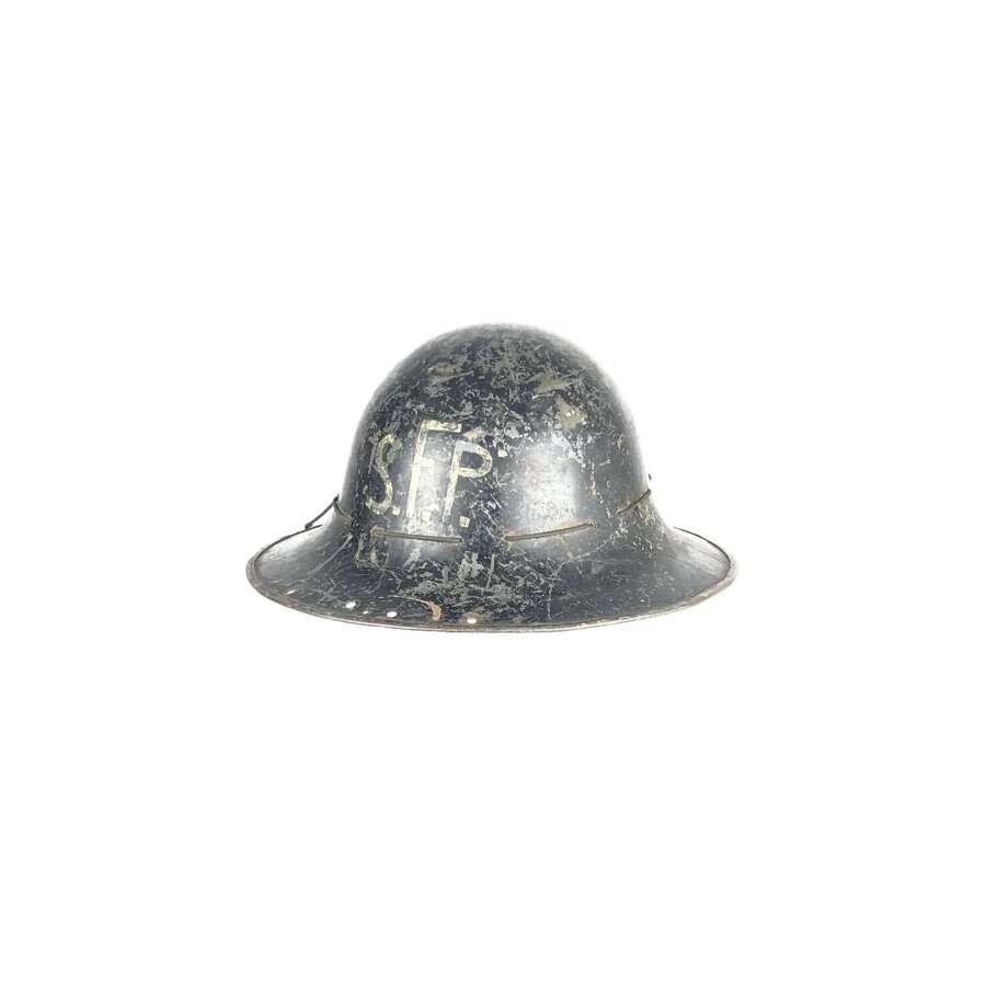 WW2&nbsp; Blitz Period Fire Party Zuckerman Helmet.