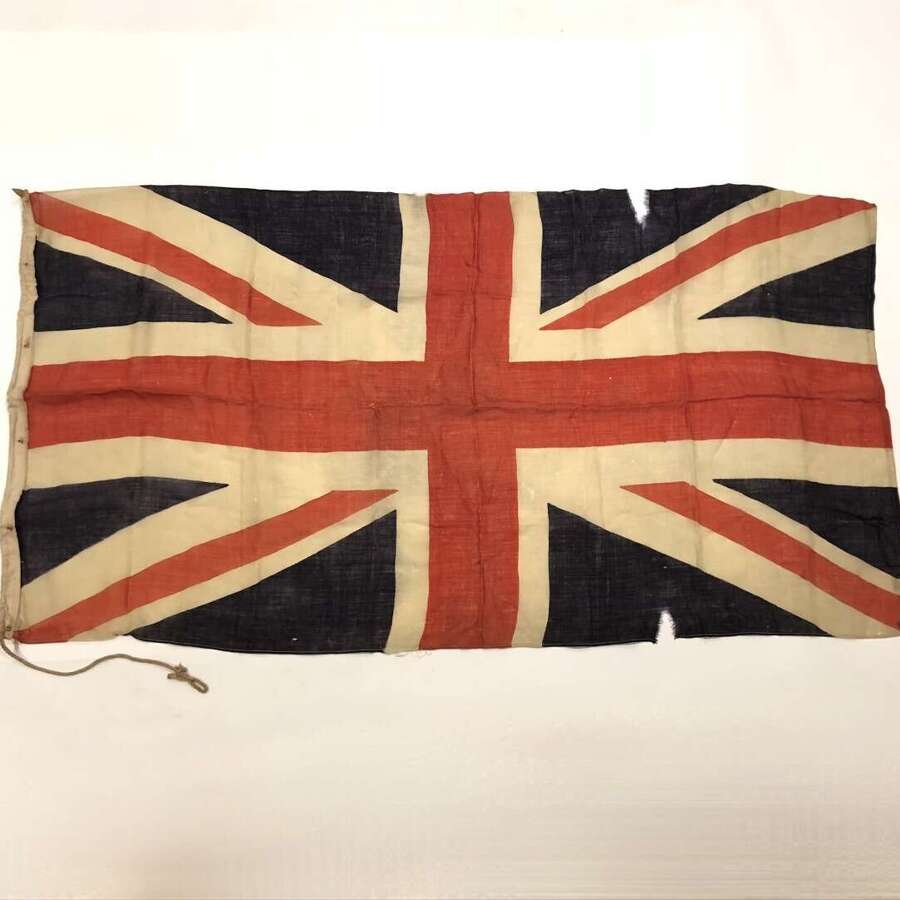 WW2 Period Vintage Printed Union Jack Flag.