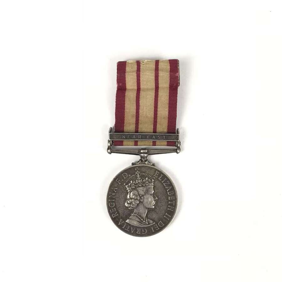 Royal Marines Naval General Service Medal Clasp Near East.