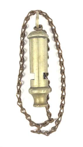 WW2 1940 Military Issue Whistle Unusual maker