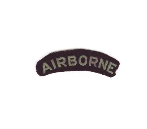 AIRBORNE WW2 cloth shoulder title