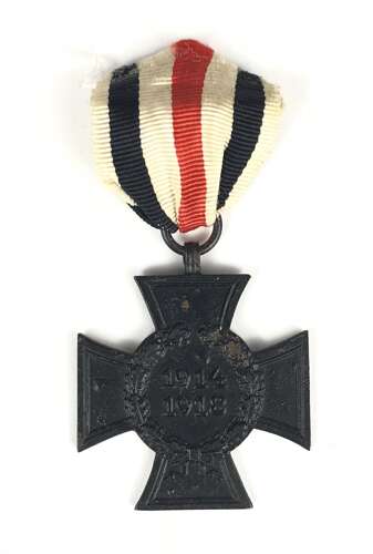 WW1 German Cross of Honour 1914-18 for Non Combatants