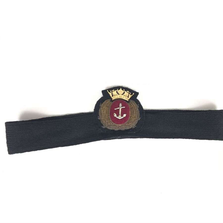WW2 Pattern Merchant Navy Officer&rsquo;s Cap Badge.