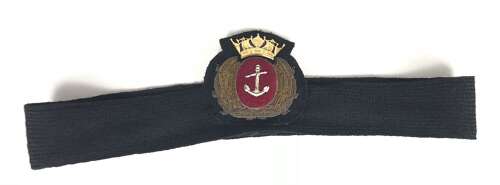 WW2 Pattern Merchant Navy Officer’s Cap Badge.
