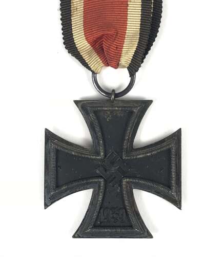 WW2 German Iron Cross 2nd Class Original Long Ribbon.