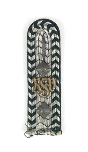 WW2 German Financial Adviser For Customs Shoulder Strap Badge.