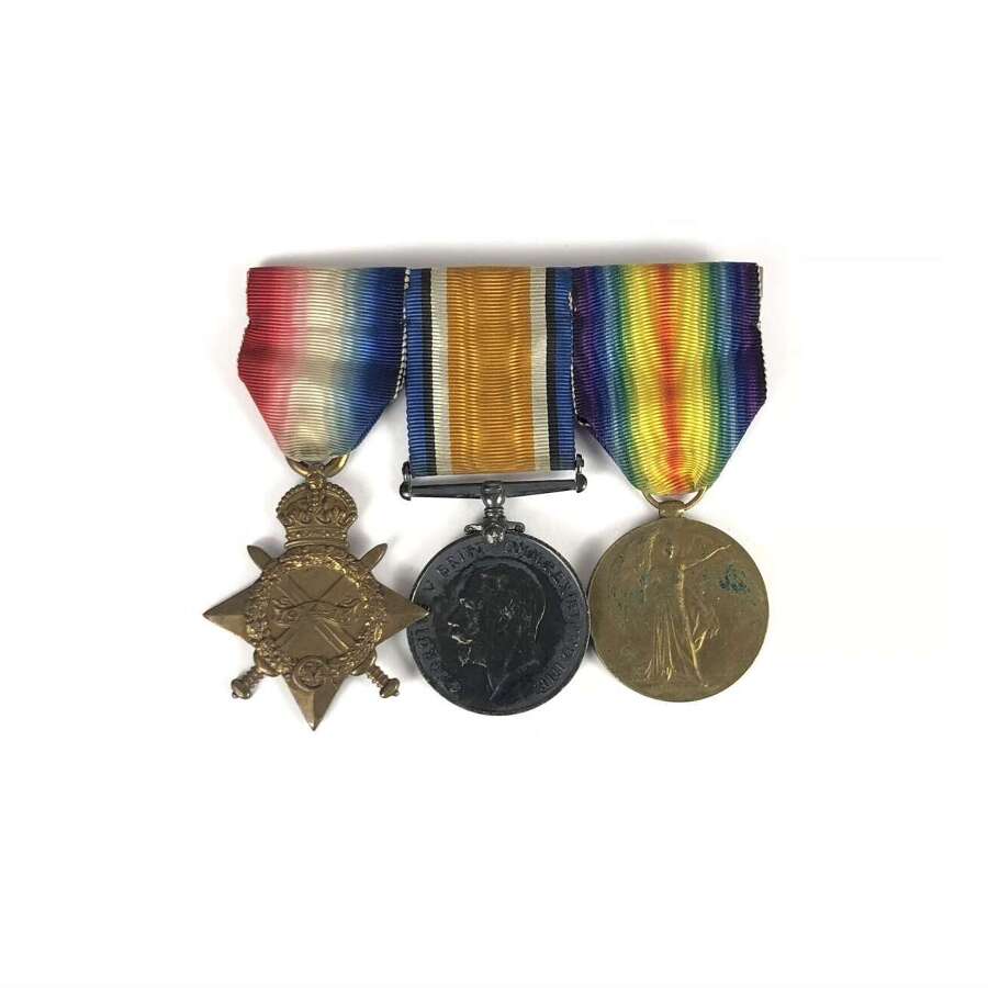 WW1 2nd Life Guards / Guards Machine Gun Regiment Group of Three Medals.