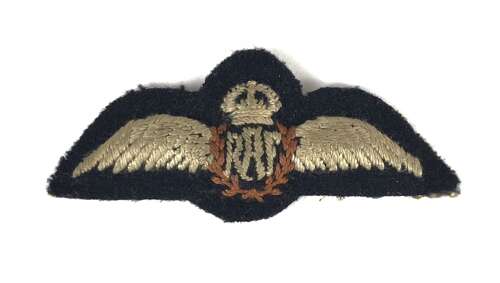 WW2 RAF MINIATURE Pilots Wings Worn by Foreign Nationals.