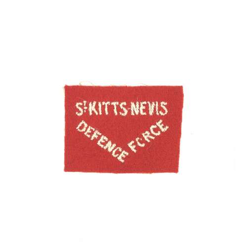 St. Kitts Nevis Defence Force West Indies Cloth Badge