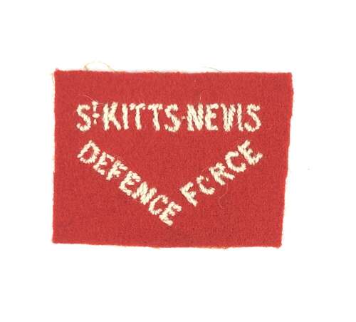 St. Kitts Nevis Defence Force West Indies Cloth Badge