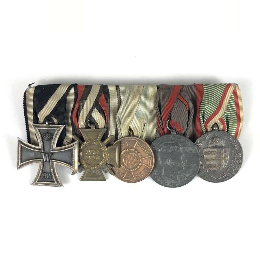 WW1 Imperial German Austro-Hungarian Medal Group of 8