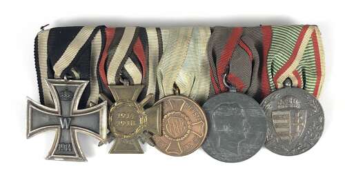 WW1 Imperial German Austro-Hungarian Medal Group of 8