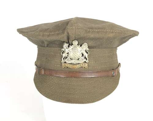 WW1 Manchester Regiment Denim Trench Cap.