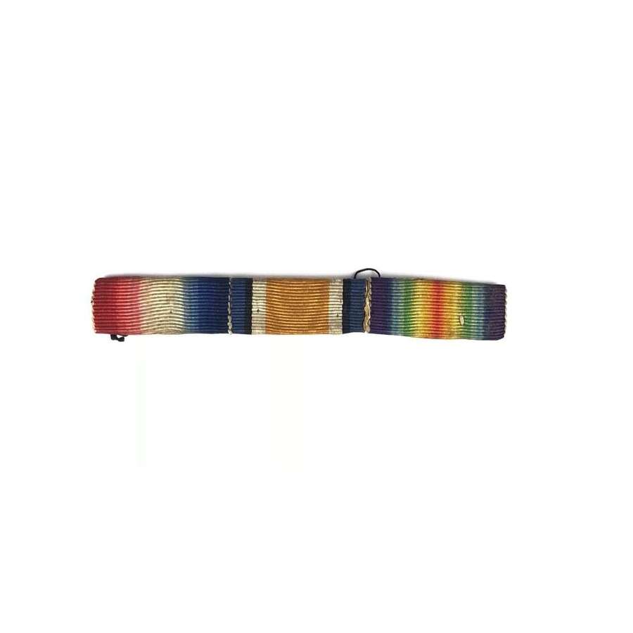 WW1 Original Period Medal Ribbon Trio.