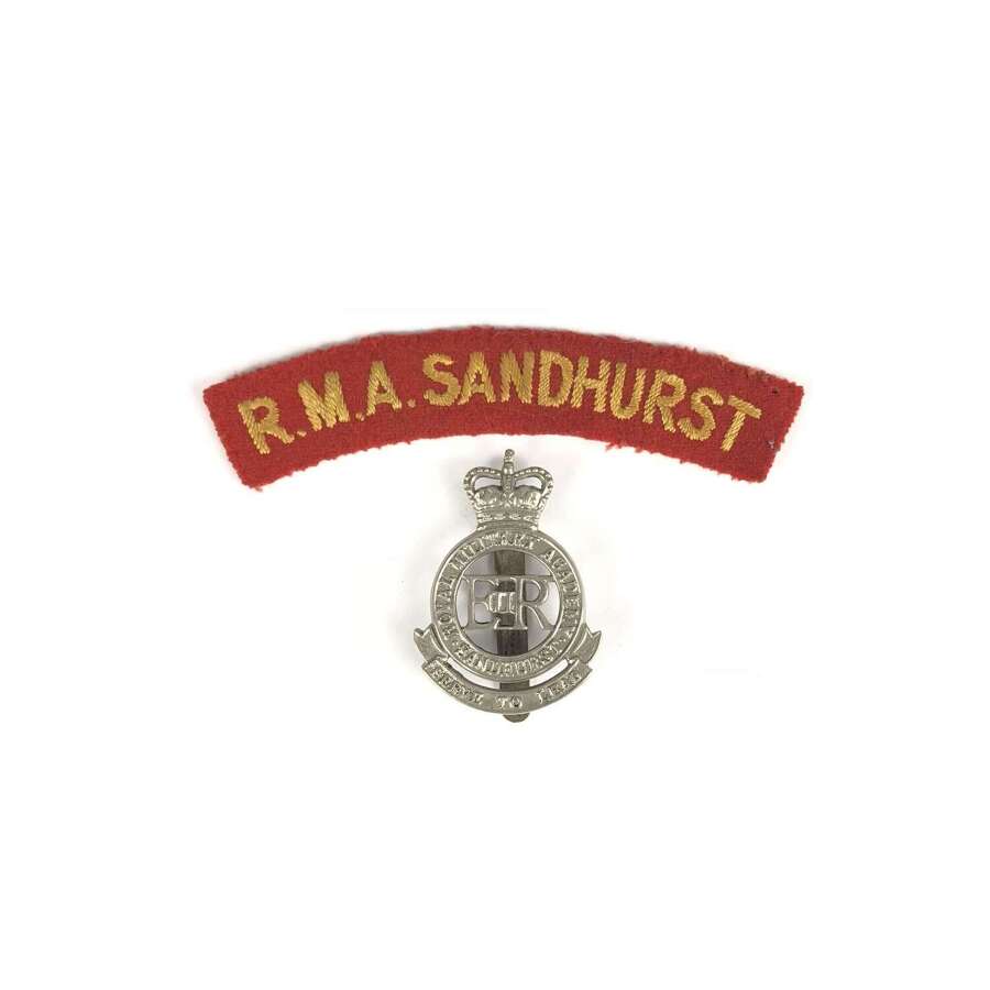Royal Military Academy Sandhurst Cap Badge & Title.
