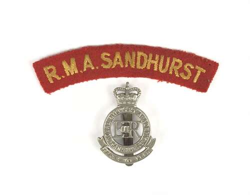 Royal Military Academy Sandhurst Cap Badge & Title.