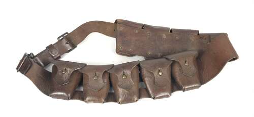 WW1 1903 pattern 1918 Dated 90 round cavalry bandolier.