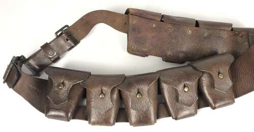 WW1 1903 pattern 1918 Dated 90 round cavalry bandolier.