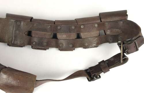WW1 1903 pattern 1918 Dated 90 round cavalry bandolier.