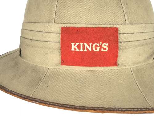 King’s Liverpool Regiment 1938 Attributed Wolseley Pattern Foreign Service Helmet