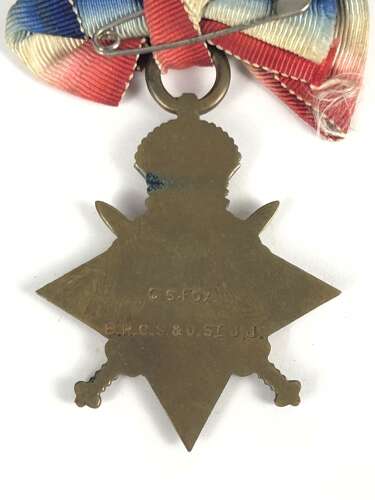 WW1 British Red Cross Later Observer RNAS 1914 Star.