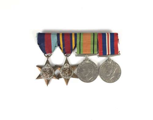 WW2 Army Navy RAF  Burma Star Campaign Medal Group.