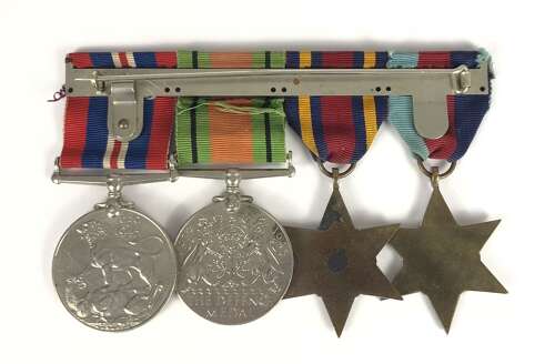 WW2 Army Navy RAF  Burma Star Campaign Medal Group.