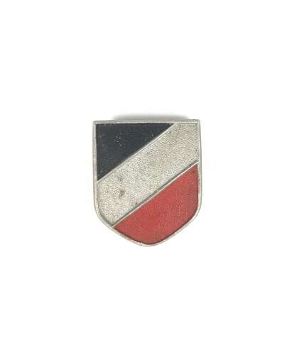 WW2 German Afrika Korps Tropical Helmet National Shield Badge