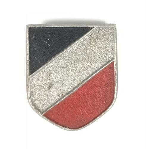 WW2 German Afrika Korps Tropical Helmet National Shield Badge