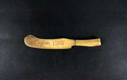 Boer War POW Carved Letter Opener.