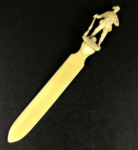 Boer War “Gentleman in Khaki” Celluloid letter opener.