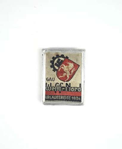 WW2 German DAF Hanover District Fund Raising 1936 Badge