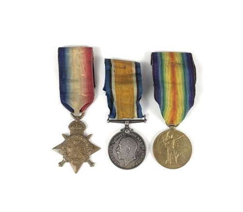 WW1 1st/2nd Monmouth Regiment 1914 Mons Star Medal Group.