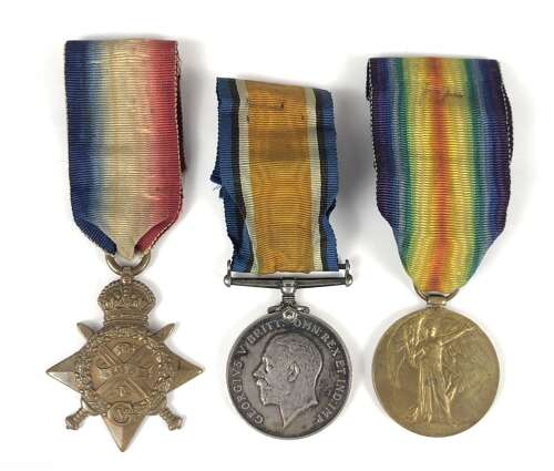 WW1 1st/2nd Monmouth Regiment 1914 Mons Star Medal Group.
